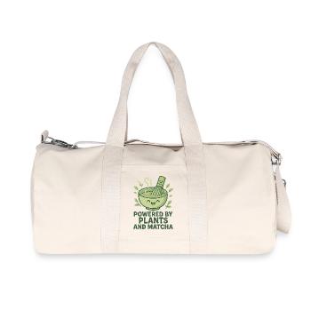 Matcha power from plants - Recycled Canvas Sports Bag by Stanley/Stella - natural - Front