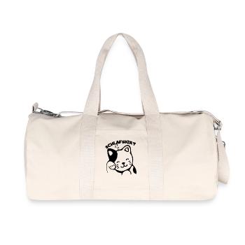 cat - Recycelte Canvas-Sporttasche von Stanley/Stella - Naturweiß - Vorne
