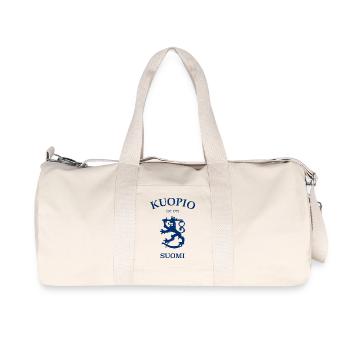 Kuopio Suomi, Finlande, Finlande - Sac de sport en toile recyclée Stanley/Stella - blanc naturel - Devant