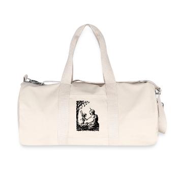 Une fée répare un robot - Sac de sport en toile recyclée Stanley/Stella - blanc naturel - Devant