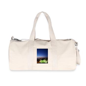 Crépuscule urbain et terrain de foot - Sac de sport en toile recyclée Stanley/Stella - blanc naturel - Devant