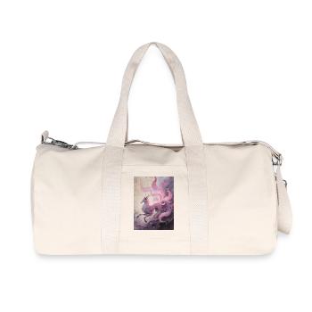 La Chrysalide de Soie : Renard à Neuf Queues  - Sac de sport en toile recyclée Stanley/Stella - blanc naturel - Devant