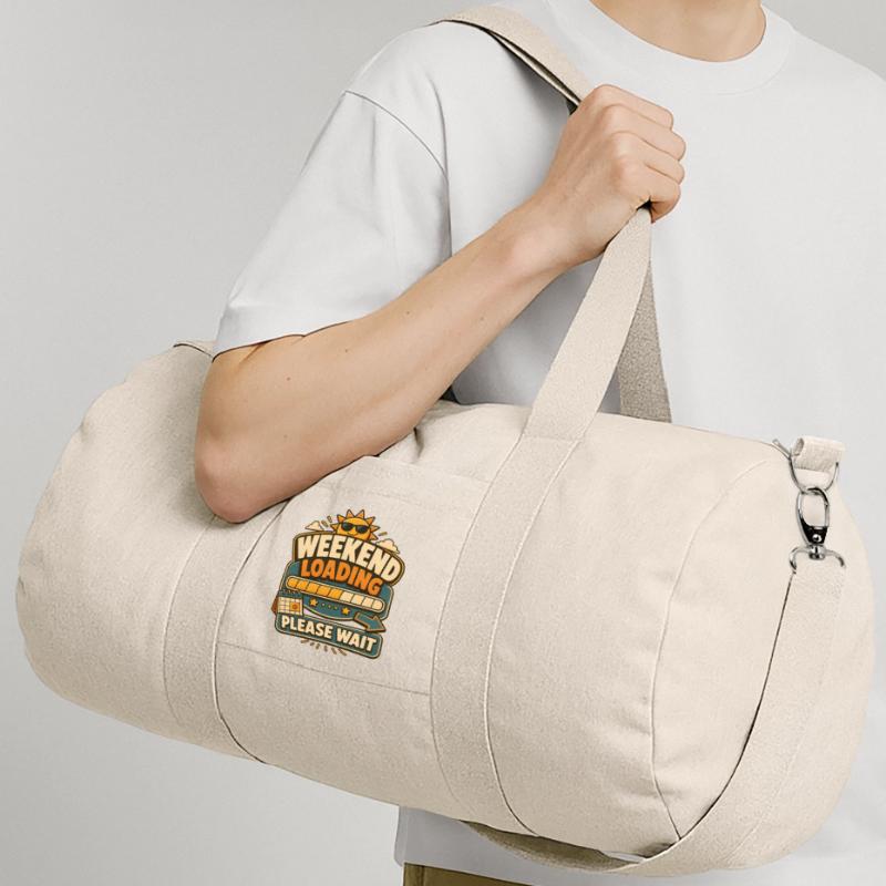 Weekend Loading Please Wait Recycled Canvas Sports Bag by Stanley/Stella