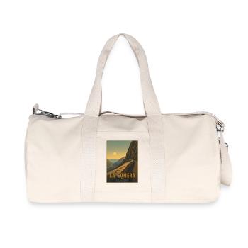 Camino Antiguo Alte Strasse Valle Gran Rey - Recycelte Canvas-Sporttasche von Stanley/Stella - Naturweiß - Vorne