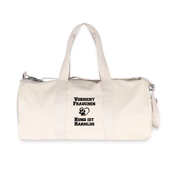 Herzpfote Liebeszeichen - Recycelte Canvas-Sporttasche von Stanley/Stella - Naturweiß - Vorne