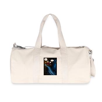 Don't Be A Killjoy – Funny Sloth Adventure Pun - Recycled Canvas Sports Bag by Stanley/Stella - natural - Front