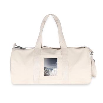 Cloudy Sky Dream Landscape - Recycled Canvas Sports Bag by Stanley/Stella - natural - Front