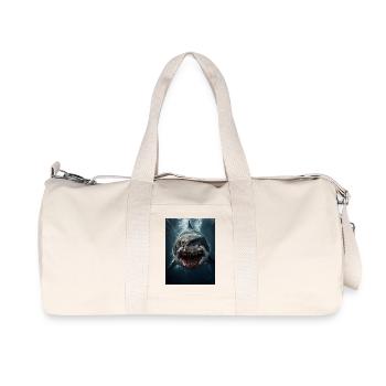Hai - Recycelte Canvas-Sporttasche von Stanley/Stella - Naturweiß - Vorne