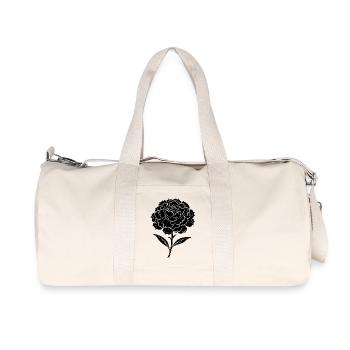 Carnation Flower - Recycled Canvas Sports Bag by Stanley/Stella - natural - Front