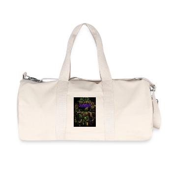 Acid Techno Junkie - Sac de sport en toile recyclée Stanley/Stella - blanc naturel - Devant