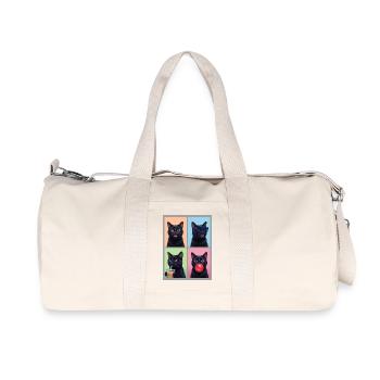 Cats Bombay Cat - Sac de sport en toile recyclée Stanley/Stella - blanc naturel - Devant