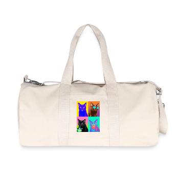 Cats Bombay Cat - Sac de sport en toile recyclée Stanley/Stella - blanc naturel - Devant
