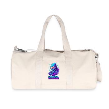 School Is Coming Neon Zombie Gamer Winter Beanie - Recycled Canvas Sports Bag by Stanley/Stella - natural - Front