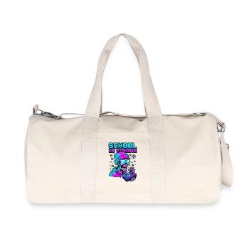 School Is Coming Profile Snow Goggles Cyber Zombie - Recycled Canvas Sports Bag by Stanley/Stella - natural - Front