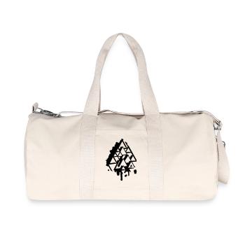 abstract Graffiti Triangle - Recycled Canvas Sports Bag by Stanley/Stella - natural - Front