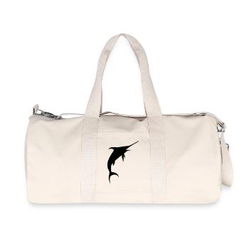marlin fish animal - Sac de sport en toile recyclée Stanley/Stella - blanc naturel - Devant