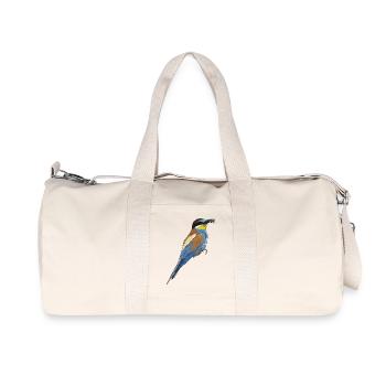 b i r d691 - Recycelte Canvas-Sporttasche von Stanley/Stella - Naturweiß - Vorne