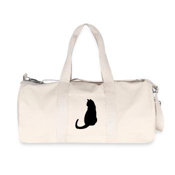Les chats sont Grand - Sac de sport en toile recyclée Stanley/Stella - blanc naturel - Devant