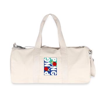 Ping Pong Sport T-Shirt Game - Recycled Canvas Sports Bag by Stanley/Stella - natural - Front