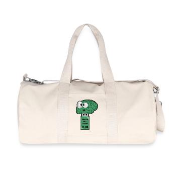 Brain USB Flash Drive - Recycled Canvas Sports Bag by Stanley/Stella - natural - Front