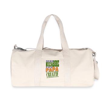 Enfant Bizarre Papa Créatif Design - Sac de sport en toile recyclée Stanley/Stella - blanc naturel - Devant