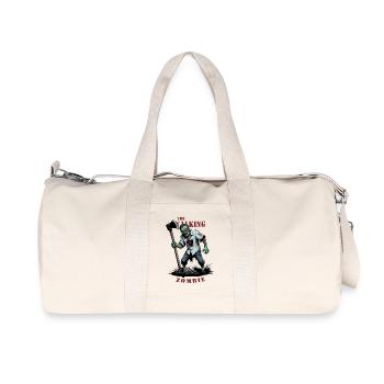 The Walking Zombie - Recycled Canvas Sports Bag by Stanley/Stella - natural - Front