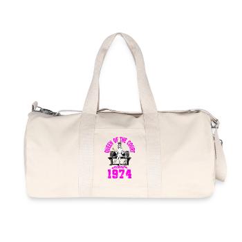 Chemise de tennis anniversaire femme anniversaire 1974 - Sac de sport en toile recyclée Stanley/Stella - blanc naturel - Devant