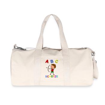 Kind Einschulung - Recycelte Canvas-Sporttasche von Stanley/Stella - Naturweiß - Vorne