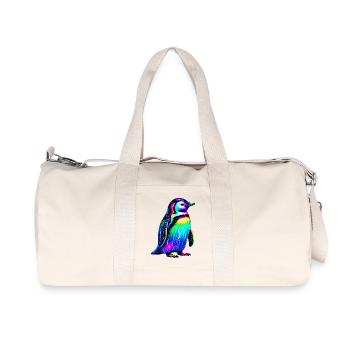 Penguin - Recycled Canvas Sports Bag by Stanley/Stella - natural - Front
