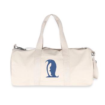 Un pingouin ou un visage dans cette illusion d’optique amusante - Sac de sport en toile recyclée Stanley/Stella - blanc naturel - Devant