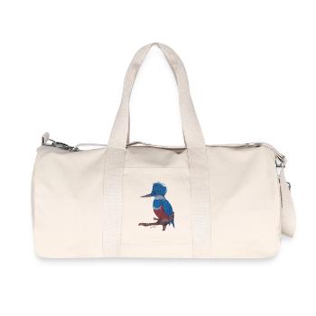 Ein charismatischer Eisvogel. - Recycelte Canvas-Sporttasche von Stanley/Stella - Naturweiß - Vorne