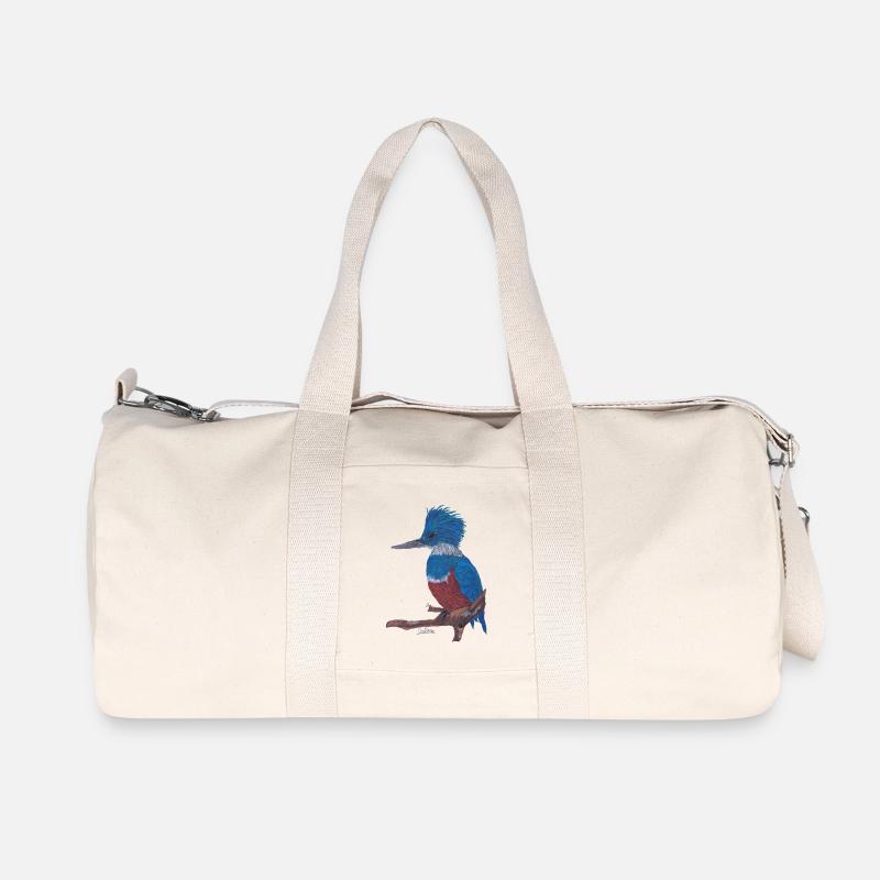 Ein charismatischer Eisvogel. - Recycelte Canvas-Sporttasche von Stanley/Stella - Naturweiß