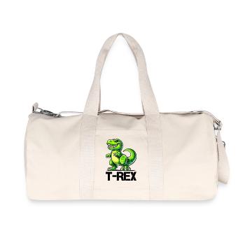 Dinosaure T-Rex - Sac de sport en toile recyclée Stanley/Stella - blanc naturel - Devant