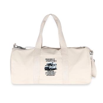 Ici aujourd’hui et là demain, c’est ça la liberté... - Sac de sport en toile recyclée Stanley/Stella - blanc naturel - Devant