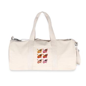 kayak 6fach bunt - Recycelte Canvas-Sporttasche von Stanley/Stella - Naturweiß - Vorne