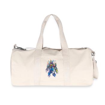 Abstrait - Sac de sport en toile recyclée Stanley/Stella - blanc naturel - Devant