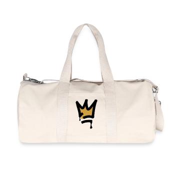 Krone4 - Recycelte Canvas-Sporttasche von Stanley/Stella - Naturweiß - Vorne