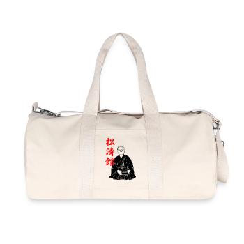 Funakoshi Sensei – Gründer von Shotokan - Recycelte Canvas-Sporttasche von Stanley/Stella - Naturweiß - Vorne