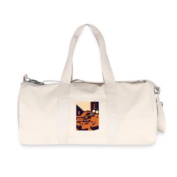 Interior Design Traum - Recycelte Canvas-Sporttasche von Stanley/Stella - Naturweiß - Vorne