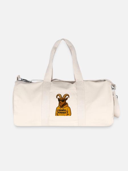 Haiweh Bündner - Recycled Canvas Sports Bag by Stanley/Stella - natural