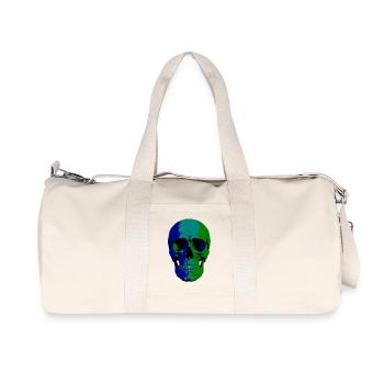 Crâne toxique – Sérigraphie des Enfers - Sac de sport en toile recyclée Stanley/Stella - blanc naturel - Devant