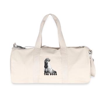 Coq, le patron - Sac de sport en toile recyclée Stanley/Stella - blanc naturel - Devant