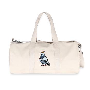 pigeons pigeons colombiers pigeonneurs - Sac de sport en toile recyclée Stanley/Stella - blanc naturel - Devant