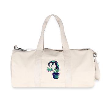 Robots néon - Sac de sport en toile recyclée Stanley/Stella - blanc naturel - Devant