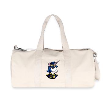 Licorne de la Police - Sac de sport en toile recyclée Stanley/Stella - blanc naturel - Devant