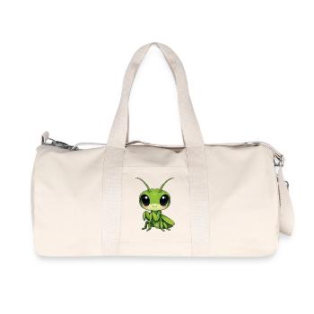 Gottesanbeterin - Recycelte Canvas-Sporttasche von Stanley/Stella - Naturweiß - Vorne