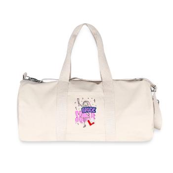 Brauttruppen-Konfetti-Illustration - Recycelte Canvas-Sporttasche von Stanley/Stella - Naturweiß - Vorne