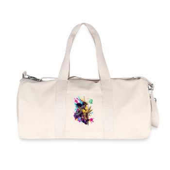 Jungfrau-Mann – Astrologiegeschenk - Recycelte Canvas-Sporttasche von Stanley/Stella - Naturweiß - Vorne