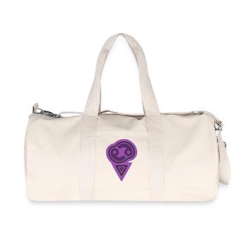 Tierkreis-Stammeskrebs und Wasser - Recycelte Canvas-Sporttasche von Stanley/Stella - Naturweiß - Vorne