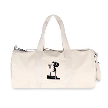 Rampe - Sac de sport en toile recyclée Stanley/Stella - blanc naturel - Devant